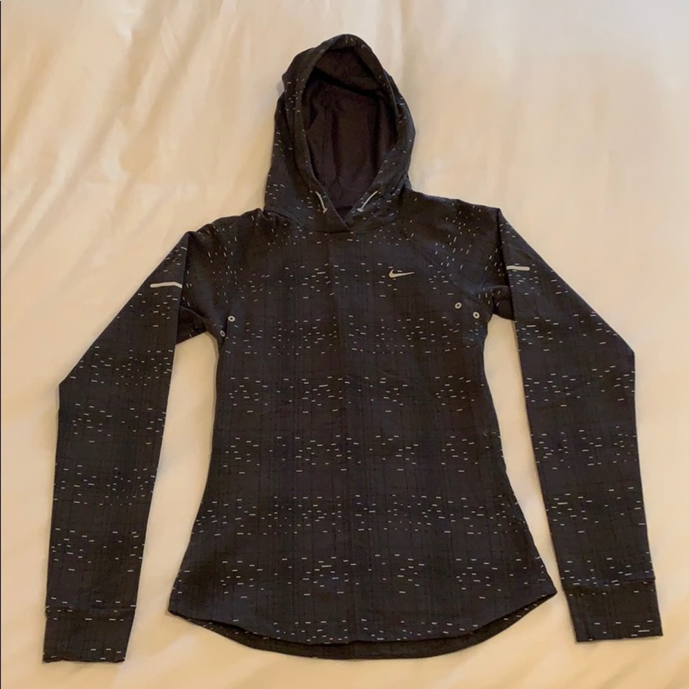 Nike DRI-FIT Hooded Pullover Dark Grey